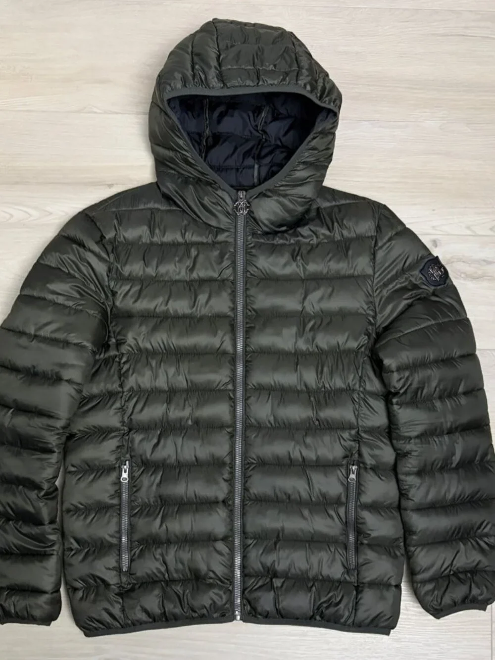ROBERTO CAVALLI Luxury Designer Winter Puffer Parka Jacket Coat Womens Large